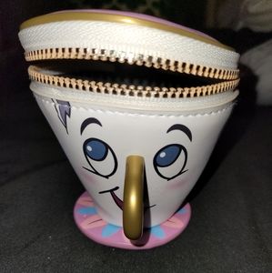 Disney Beauty and the Beast chip Teacup coin purse